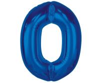 Opakowanie Balon foliowy B&C Cyfra 0 niebieska 92cm