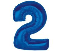 Opakowanie Balon foliowy B&C Cyfra 2 niebieska 92cm