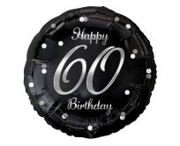 Opakowanie Balon foliowy B&C Happy 60 Birthday czarny 45cm