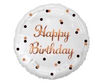 Opakowanie Balon foliowy B&C Happy Birthday biały 36cm