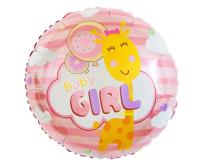 Opakowanie Balon foliowy Baby Girl 45cm