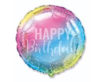 Opakowanie Balon foliowy Birthday gradient 45cm