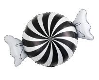 Opakowanie Balon foliowy Cukierek czarno-biały 34x50cm