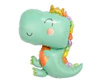 Opakowanie Balon foliowy Dino niebieski 47x64cm