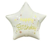 Opakowanie Balon foliowy Gwiazda Happy Birthday 44cm