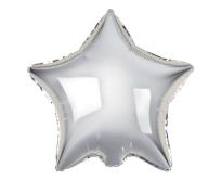 Opakowanie Balon foliowy Gwiazda srebrna 46cm 100szt