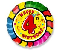 Opakowanie Balon foliowy Happy Birthday 45cm