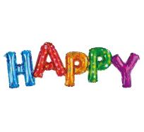 Opakowanie Balon foliowy Happy kolorowy 95x35cm