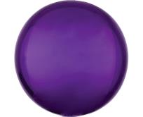 Opakowanie Balon foliowy kula fioletowa 38cm (niepakowany)