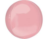 Opakowanie Balon foliowy kula pastelowa różowa 38x40cm