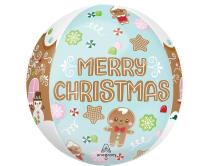 Opakowanie Balon foliowy Merry Christmas 38cm