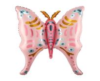 Opakowanie Balon foliowy Motyl różowo-złoty 67x68cm
