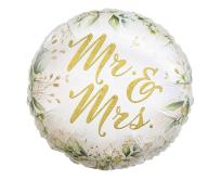 Opakowanie Balon foliowy Mr and Mrs 45cm