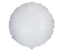 Opakowanie Balon foliowy Okrągły biały 45cm