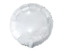 Opakowanie Balon foliowy okrągły biały 46cm 100szt