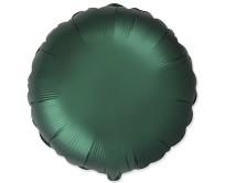 Opakowanie Balon foliowy Okrągły satynowy dark green 45cm