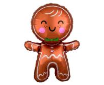 Opakowanie Balon foliowy Piernikowy ludzik 39x54cm