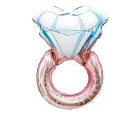 Opakowanie Balon foliowy Pierścionek różowy 42x58cm