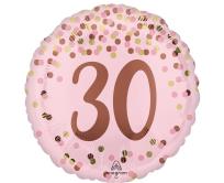 Opakowanie Balon foliowy Pretty pink 30th Birthday 46cm