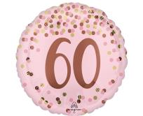 Opakowanie Balon foliowy Pretty pink 60th Birthday 46cm
