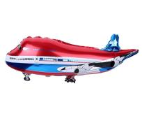 Opakowanie Balon foliowy Samolot czerwony 28x75cm