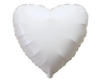 Opakowanie Balon foliowy Serce białe 45cm