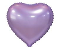 Opakowanie Balon foliowy Serce matowe liliowe 45cm