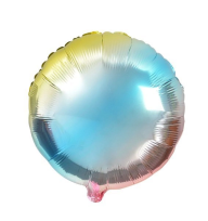 Opakowanie Balon foliowy tęczowy okrągły