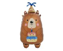Opakowanie Balon foliowy Urodzinowy Miś 34x63cm
