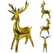 Opakowanie Balon foliowy złoty renifer stojący