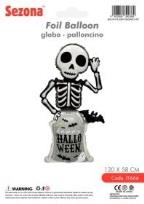 Opakowanie Balon Halloween Szkielet 120x58cm