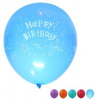 Opakowanie Balon Happy Birthday świecący 30cm 5szt PARTY GO