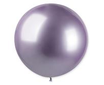 Opakowanie Balon kula shiny fioletowa 80cm
