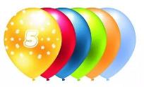 Opakowanie Balon metalik 5 mix kolorów 5szt