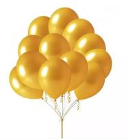 Opakowanie Balon złoty metalik 80szt