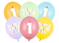 Opakowanie Balony 1 mix 30cm 6szt