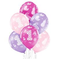Opakowanie Balony 1 urodziny 30cm 6szt