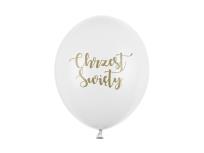 Opakowanie Balony 30cm Chrzest Święty Pastel Pure White 50szt