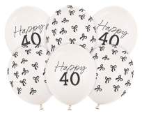 Opakowanie Balony 40 Pastel Off-white 30cm 6szt