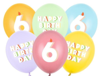 Opakowanie Balony 6 mix 30cm 50szt