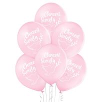 Opakowanie Balony chrzest dziewczynka 30cm 6szt