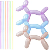 Opakowanie Balony do modelowania pastel makaroniki 15szt