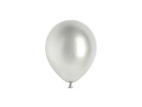 Opakowanie Balony Glossy srebrny 12cm 50szt