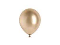 Opakowanie Balony Glossy szampańskie złoto 12cm 50szt