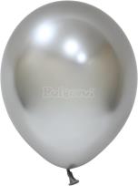 Opakowanie Balony lateksowe Chrome srebrne 25cm 50szt