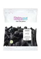 Opakowanie Balony lateksowe Metallic czarne 12cm 100szt