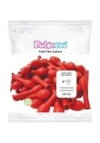 Opakowanie Balony lateksowe Pastel czerwone 12cm 100szt