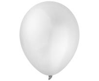 Opakowanie Balony metalik białe 23cm 100szt