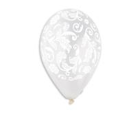 Opakowanie Balony pastel premium hel witrażowe transp. 5szt