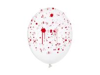 Opakowanie Balony Plamy krwi Crystal Clear 30cm 50szt